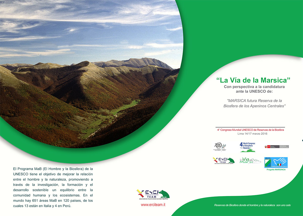 La Via dei Marsi - IV Congresso mondiale Riserve Biosfera 2016 - Lima